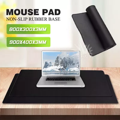 Large Gaming Mouse Pad Desk Mat Extended Anti-slip Rubber Speed Mousepad XXXL • $11.95