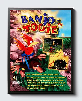£14.73 • Buy Banjo-Tooie Nintendo 64 Glossy Promo Poster Print Unframed G1298