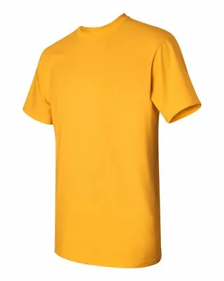 Gildan Plain Cotton T-Shirt Short Sleeve Solid Blank Design Tee Men Tshirt S-5XL • $4.75