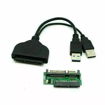 Xiwai USB 3.0 To SATA 22Pin SATA To Micro SATA Adapter For 1.8  2.5  Hard Disk • $10.99