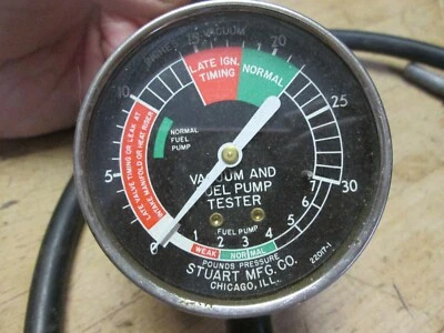 $35 • Buy Vintage Stuart MFG. CO. Vacuum And Fuel Pump Tester