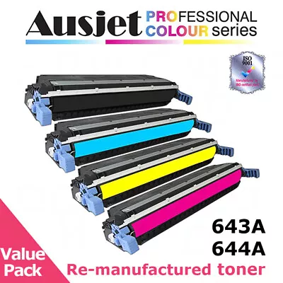 Ausjet Remanufact.Toner 643A644A_Q5950AQ6460A For Use In HP LaserJet 47004730 • $99