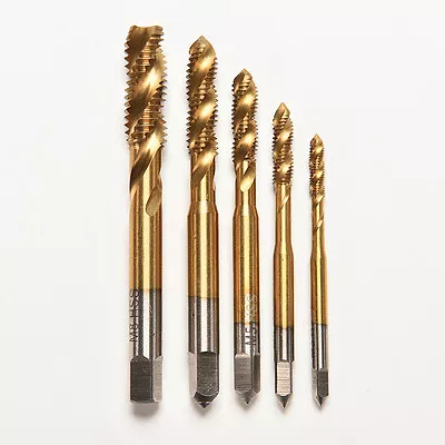 £3.77 • Buy HSS Titanium Machine Spiral Point Plug Tap And Die Set Screw Wrench Hand Tool Ld