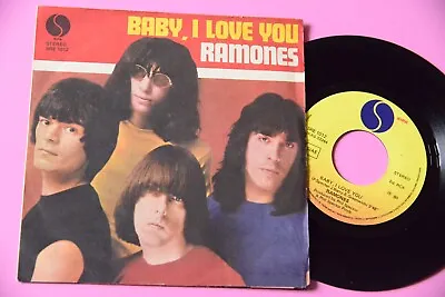   Ramones 7   BABY I Love You Italy Orig 1980 EX   • £66.06