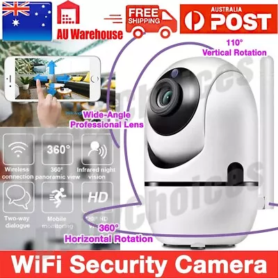 HD WiFi IP Security Camera Wireless Indoor CCTV System Home Baby Pet Monitor Cam • $24.60