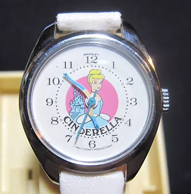 Cinderella Bradley Vintage Wind Up Watch With Box & Instructions Never Worn • $175