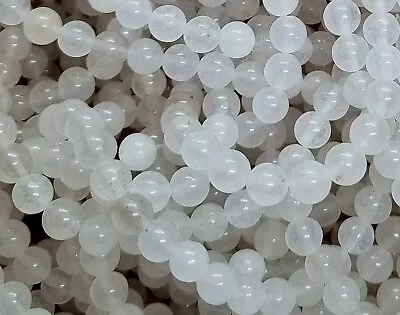 SEMI PRECIOUS GEMSTONE BEADS JEWELLERY MAKING ROUND NATURAL STONE 4/6/8/10mm • £5.10