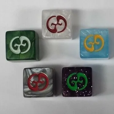 MTG Magic 5 Planechase Planar Die Dice Set Of All 5 Colors March Of The Machine • $13.85