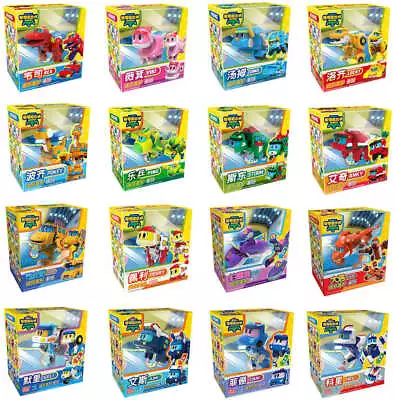 3.5 Gogo Dino Mini Dinosaur Transform Robot Figures Kids Boy Vehicle Toys Car • $14.99