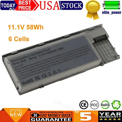 D620 Battery For Dell Latitude D630 D631 0PD685 0RD300 451-10326 312-0654 58Wh • $13.99