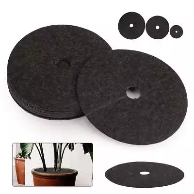 12Pc 15-32cm Mulch Ring Tree Protector Mats Disc Shrub Tree Guard Weeding Pads • $8.17