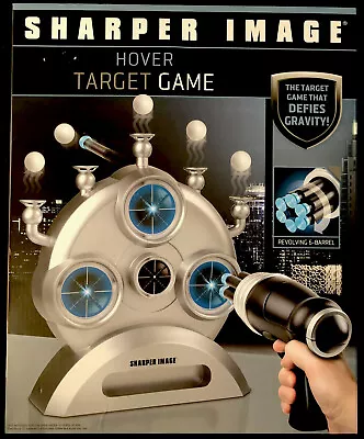 SHARPER IMAGE-Hover Target Game 5 Ball Targets Revolving Foam Dart Gun-NIB • $22.25