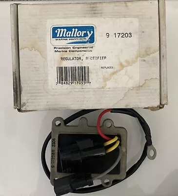 OMC/Johnson/Evinrude Regulator By Mallory 9-17203 OMCB9 • $152.20