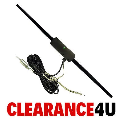 Car Stereo Radio Internal Glass Windscreen Mount Amplified Aerial Antenna  • £7.99