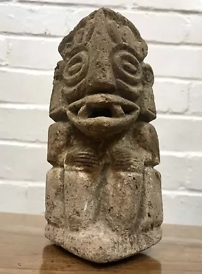 Ancient Prehistoric Carved Gorilla Stone Statue Artifact *Central American Mayan • $399999.95