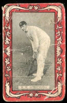 £3 • Buy Tobacco Card, Wills Capstan,AUSTRALIAN & SOUTH AFRICAN CRICKETERS,1910,Armstrong