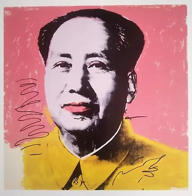 Warhol CLASSIC Mao Zedong Lithograph By Andy Warhol ICONIC & UNIQUE POP Art Gift • $197.69