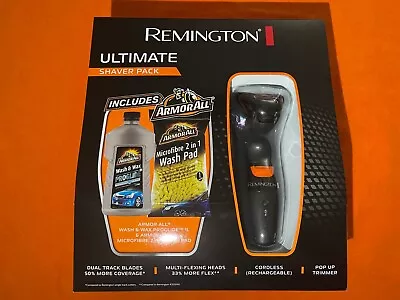 NEW Remington Ultimate Cordless Shaver & Armor All Wash & Wax PROGLIDE Gift Pack • $69.50