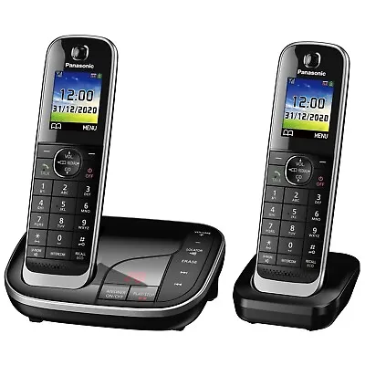Panasonic KX-TGJ322EB Twin Cordless Phone With Answer Machine • £63.40