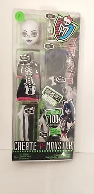 Monster High 2011 Create A Monster Mix &match. Skeleton New In Box • $75