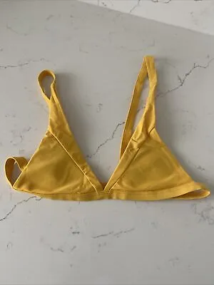 Zaful Yellow Bikini Top Size 12 • £2