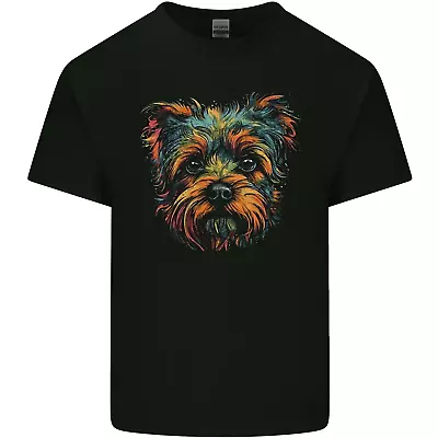 A Cute Yorkshire Terrier Dog Mens Cotton T-Shirt Tee Top • £8.75