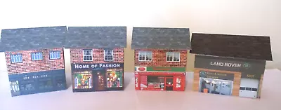 Job Lot Scratch Built Card Model Railway Buildings 00 Gauge Garage Post Office • £8.99