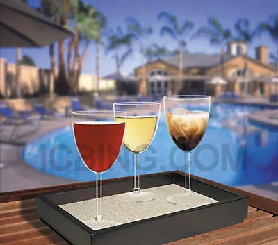 $19.95 • Buy Unbreakable Crystal Clear Plastic Wine Glasses 9 Oz Wine Glass Set Of 4 + 1 FREE