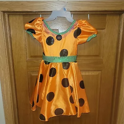 Disney Parks Authentic Minnie Mouse Halloween Dress Orange Costume Small Size 6 • $32.95