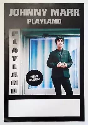 JOHNNY MARR Playland 2014 US Promotional Poster THE SMITHS 11  X 17  • $13.47