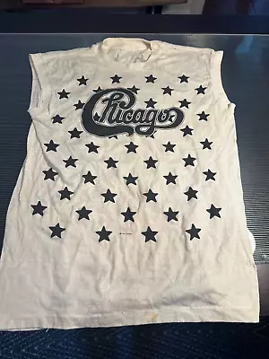 Vintage 80's Chicago Concert Shirt Size Med. • $49