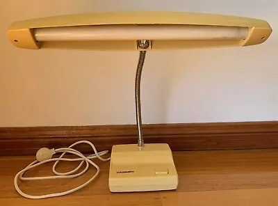 Vintage Retro 1980's Hanimex Statesman Adjustable Goose Neck Desk Lamp Light • $180