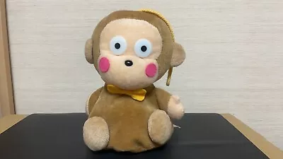 Sanrio Monkichi Plush Toy With Storage Pocket 13.8 Inch In 1997 Novelty Eikoh • $59.99