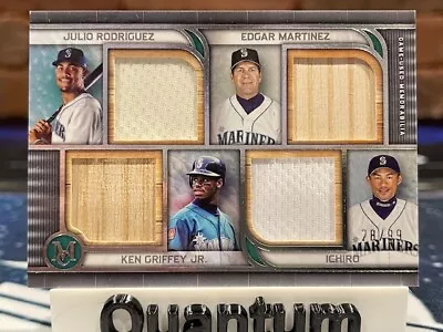 2023 Topps Museum Collection Primary Pieces Quad Relics Seattle Mariners /99 • $100