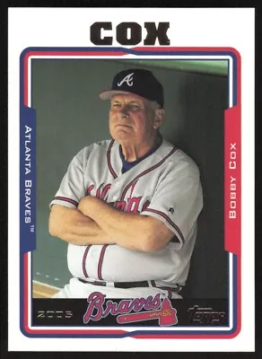 2005 Topps Manager Bobby Cox #269 Atlanta Braves • $1.55