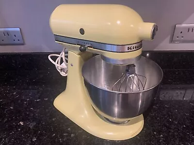 £225 • Buy Vintage KitchenAid Hobart Mixer Cream Model K45 10-Speed, 3 Mixing Attachments