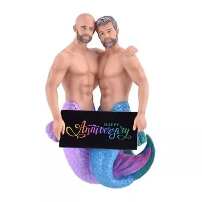 December Diamonds Merman Happy Anniversary Christmas Ornament 5555435 • $46.99