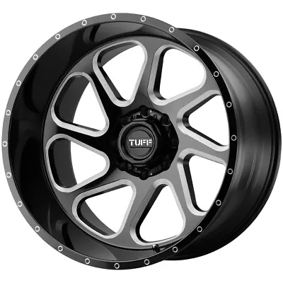 Tuff T4B 22x12 8x6.5  -45mm Red/Milled Wheel Rim 22  Inch • $482.99