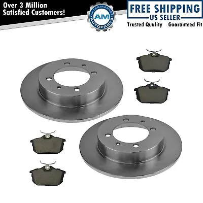 Rear Premium Posi Disc Brake Pad & Rotor Kit For 00-04 Volvo S40 V40 New • $59.10