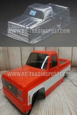 1980 Chevy Pickup Clear RC Body 1/10-1/8 (WB 12.2  310mm) (T/E-Maxx/Revo/Savage) • $54.99