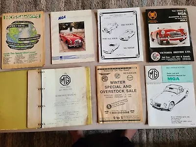 MG Series MGA And MGA 1600 Workshop Manual Parts Books Plus Literature  • $125