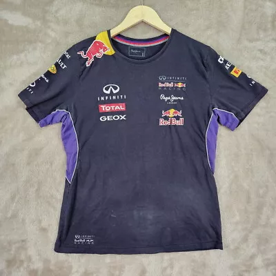 Red Bull Infinity F1 Racing Formula 1 Pepe Jeans T-Shirt Men's Size L Black • $14.88