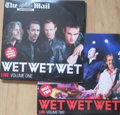 Wet Wet Wet Live Album Music Cd Love Is All Around Gypsy Girl Sweet Surrender • £3.08