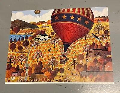 1973 Balloon Over Pumpkin Patch Charles Wysocki @ Nut Tree Vacaville Poster • $15.99