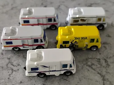 Lot/5 Matchbox Truck Camper Motorhome Camper Van Opening Side Door Yogi • $13.99