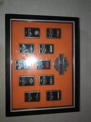110 Years Of American Thunder Harley Davidson Zippo Lighters W/ Lighted Display • $969