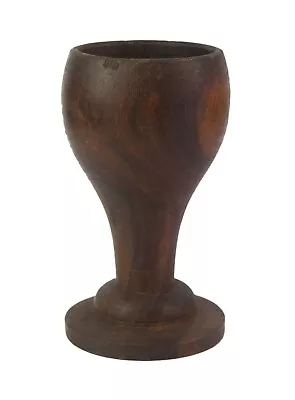 Vintage Wooden Wine Goblet Indian Tableware Wine/Jaam/Water Drinking Pot I71-743 • $97.35