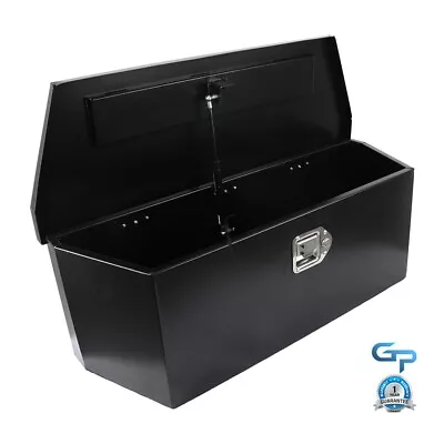 35 X 12.2 X 11.8 Inch Black Steel Trailer Tool Box For Trucks RV ATVTraile • $96.52