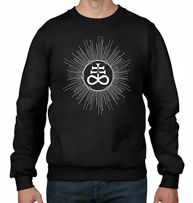 Satanic Cross Inverted Leviathan Men's Sweatshirt Jumper • £23.95