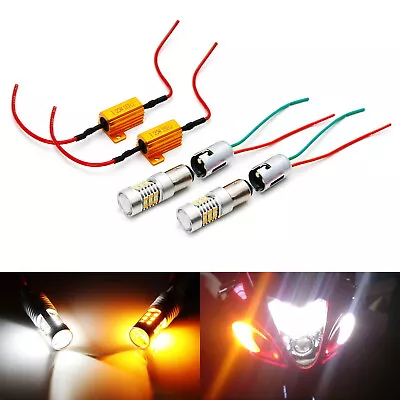 White/Amber Switchback LED Lighting Conversion Kit For Suzuki Hayabusa GSX1300R • $41.39